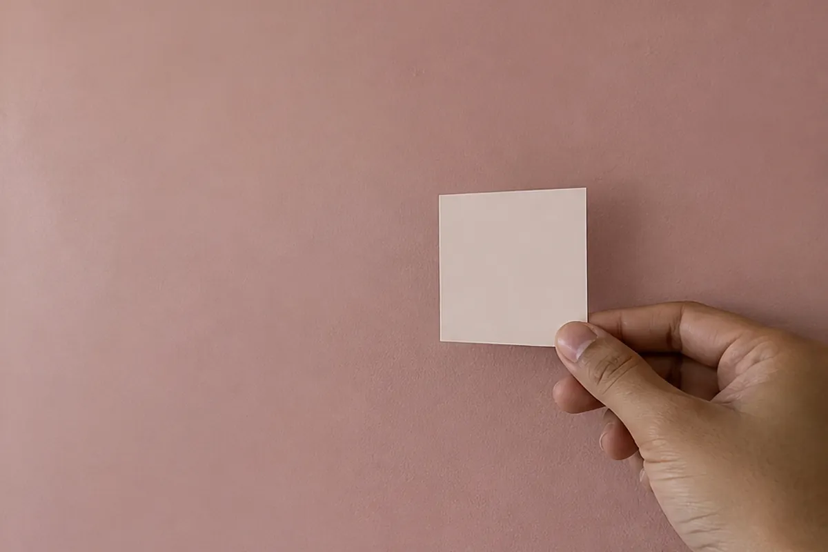 bedroom · swatch against the wall