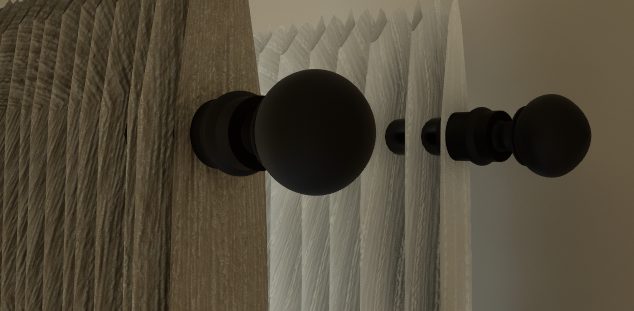 curtain end cap